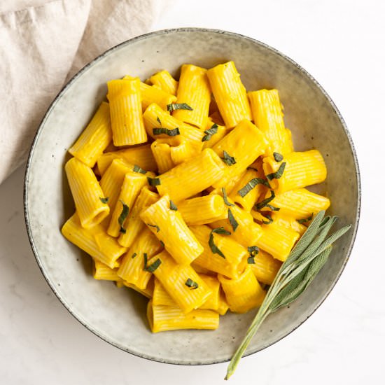 Creamy Pumpkin Rigatoni