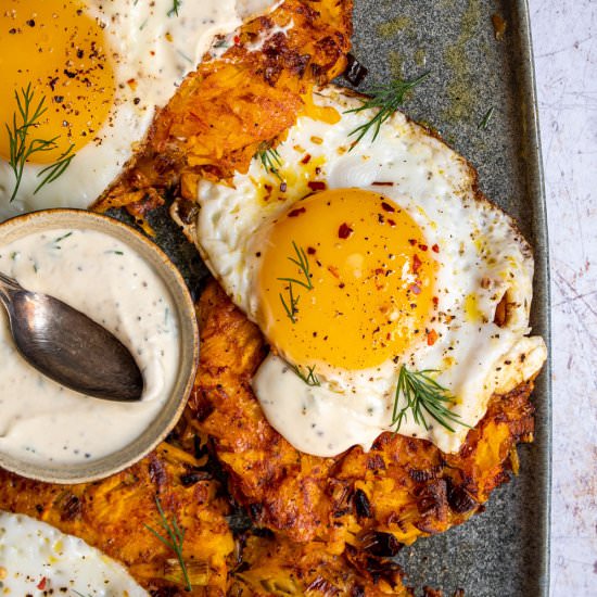 Butternut squash rosti