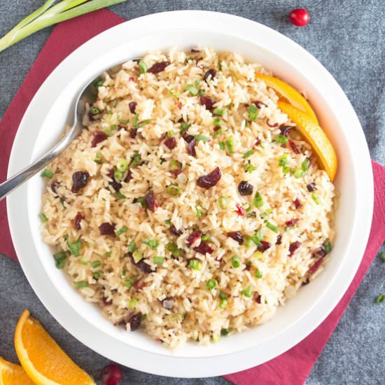 Orange Cranberry Rice
