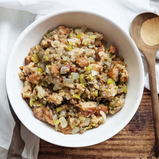 The Best Vegan Stove Top Stuffing