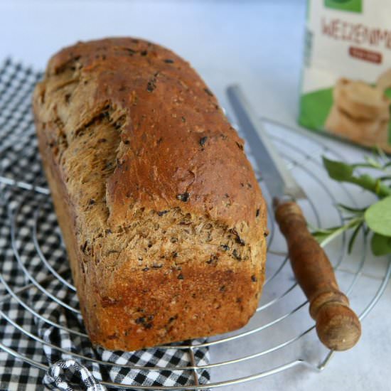 Black Rice Yoghurt Bread