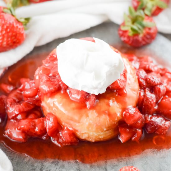 Strawberry Shortcake Donuts