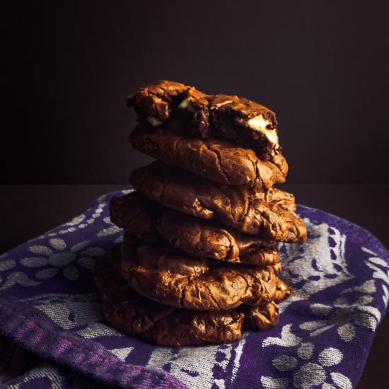 Triple Chocolate Cookies