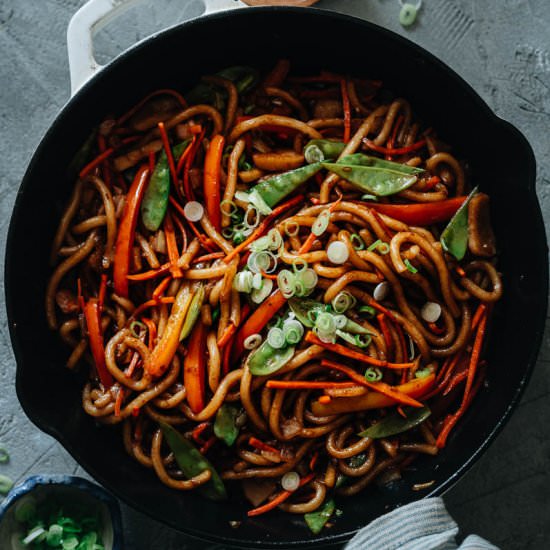 Vegetable Udon Stir Fry