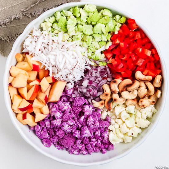 CAULIFLOWER SALAD WITH COCONUT