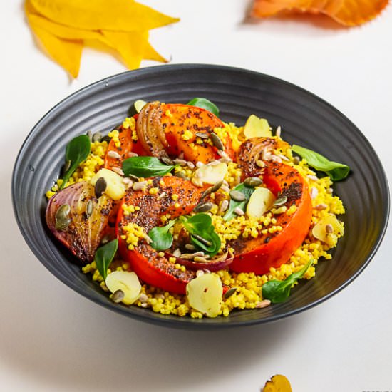 MILLET WITH ROASTED PUMPKIN