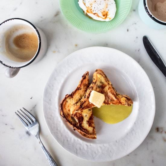 Pandan Kaya French Toast