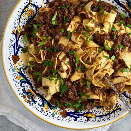 Sausage & Mushroom Ragu