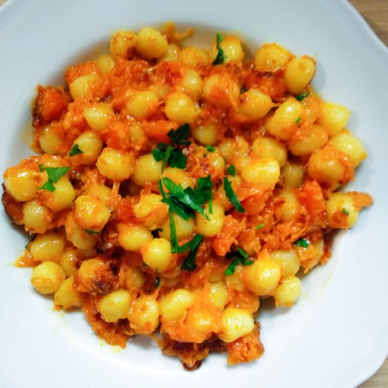 Gnocchi with Creamy Pumpkin Sauce