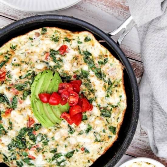 Turkey Sausage Egg White Frittata