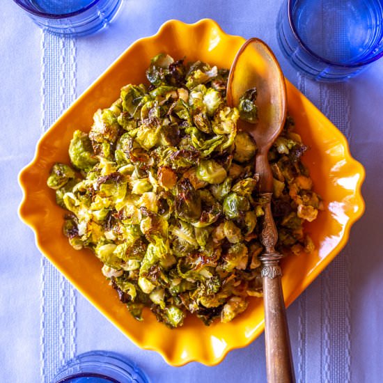 Roasted Brussles Sprouts with Lemon