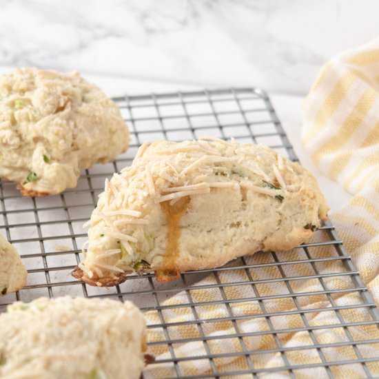 VEGAN HERB AND CHEDDAR SCONES