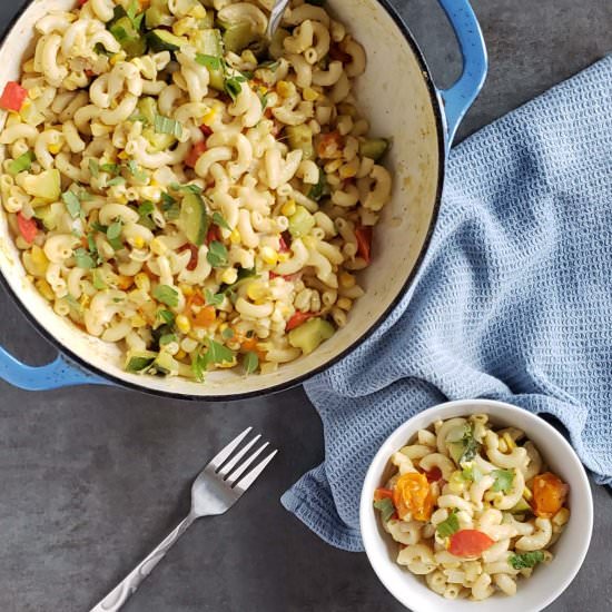 Macaroni with Summer Vegetables
