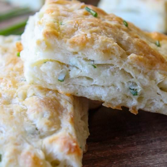 Chive & White Cheddar Biscuits