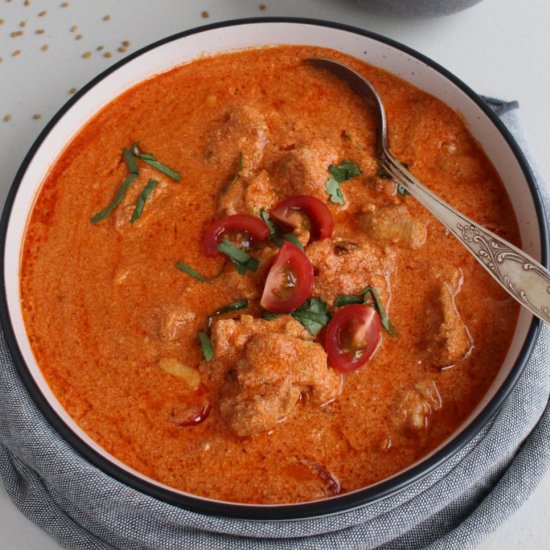 Healthy butter chicken
