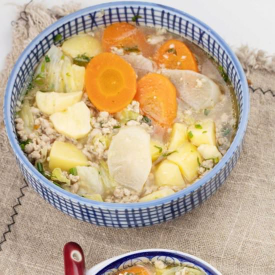Asian Cabbage Soup Recipe