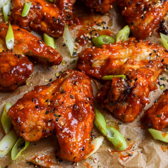 Air Fryer Korean Fried Chicken Wing