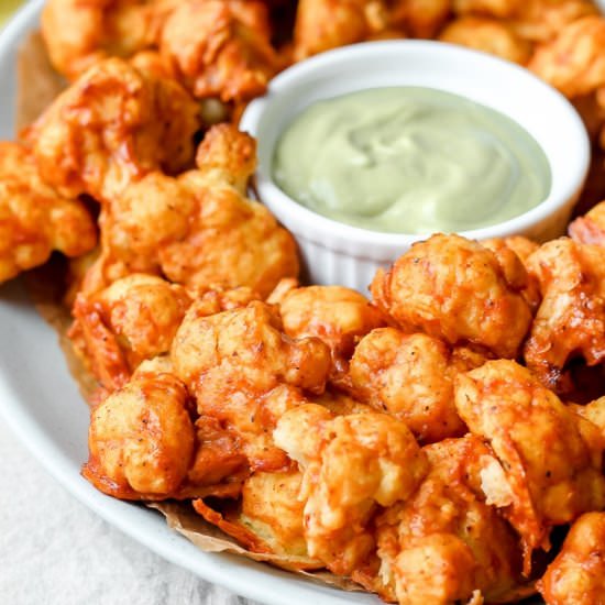 Spicy BBQ Cauliflower Wings