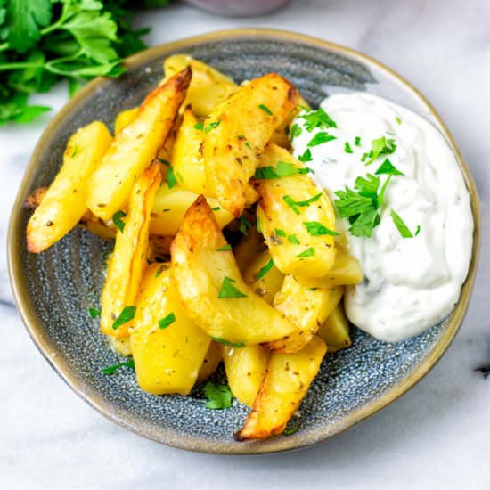 Greek Lemon Potatoes