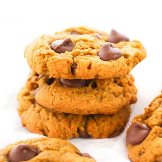 Pumpkin Chocolate Chip Cookies