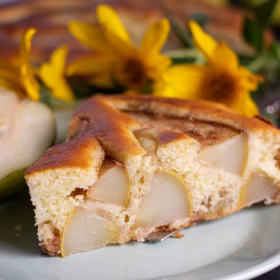 Vegan Pear Cobbler
