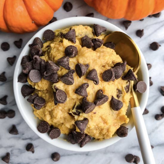 High Protein Pumpkin Cookie Dough