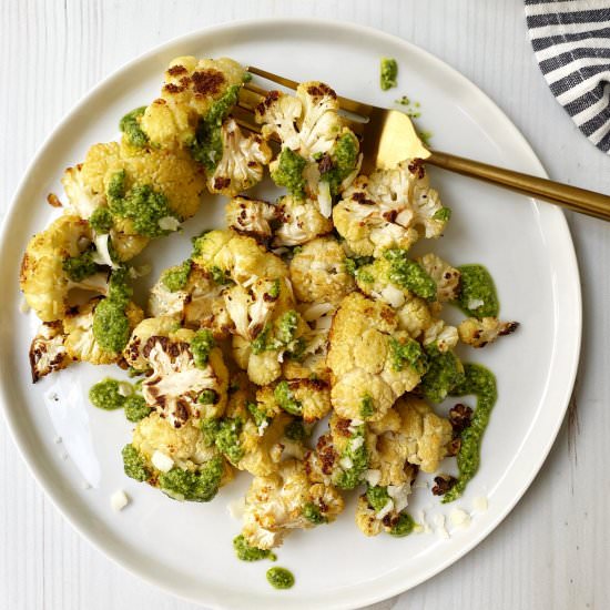 Pesto Cauliflower