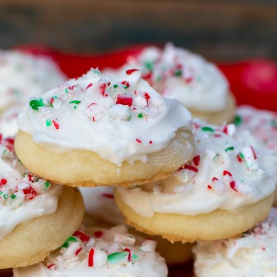 Peppermint Meltaway Cookies