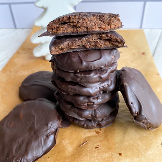 Healthy Thin Mint Cookies