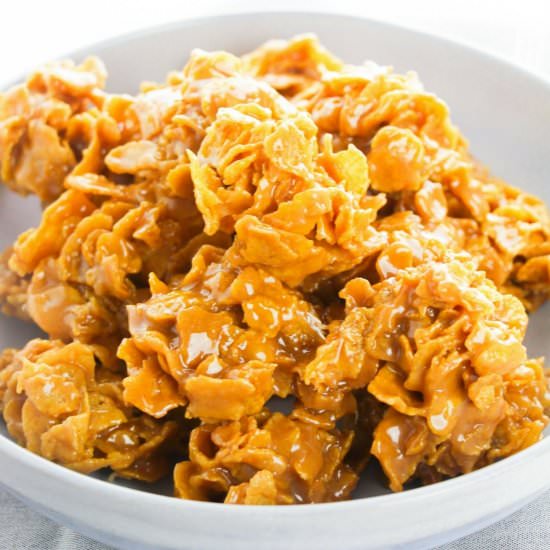 Peanut Butter Cornflake Cookies