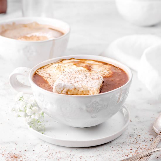 Creamy Double Chocolate Hot Cocoa