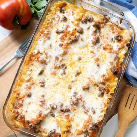 Easy Meat Lasagna Recipe