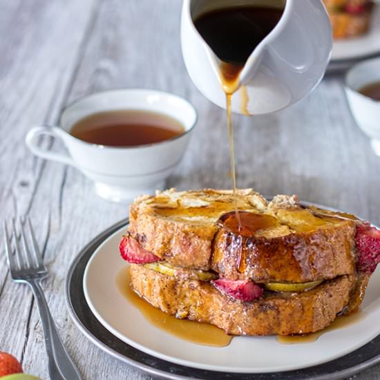 Strawberry Apple Baked French Toast
