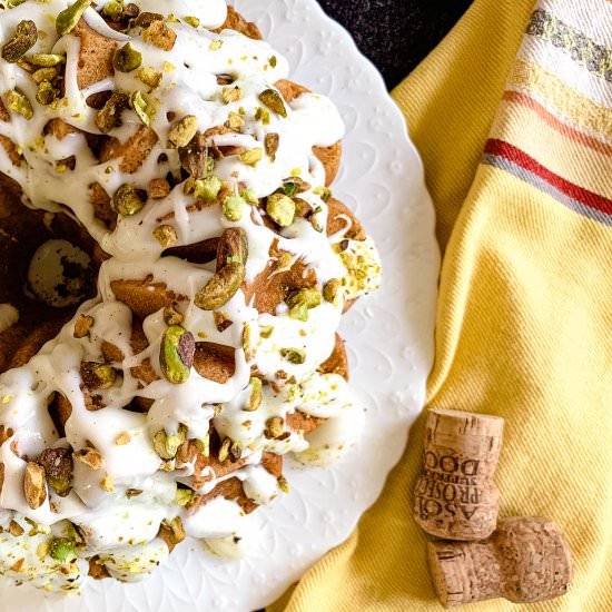 Pistachio-Cardamom Bundt