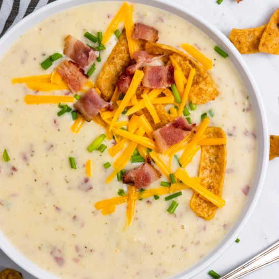 Instant Pot Potato Leek Soup
