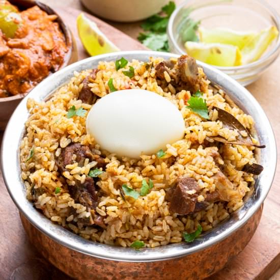 South Indian Mutton Biryani