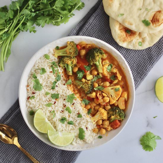 Mixed Vegetable Coconut Curry