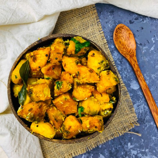 Plantain stir fry