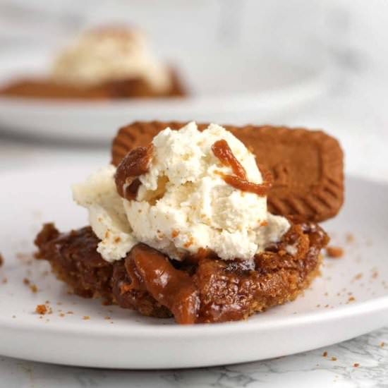 Vegan Biscoff Pudding