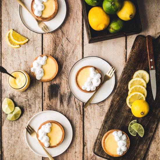Lemon meringue tarts