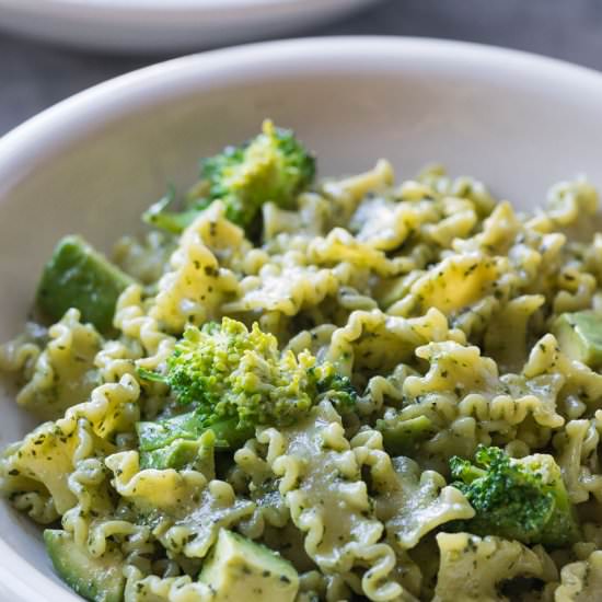 Vegan Pesto Pasta with Broccoli