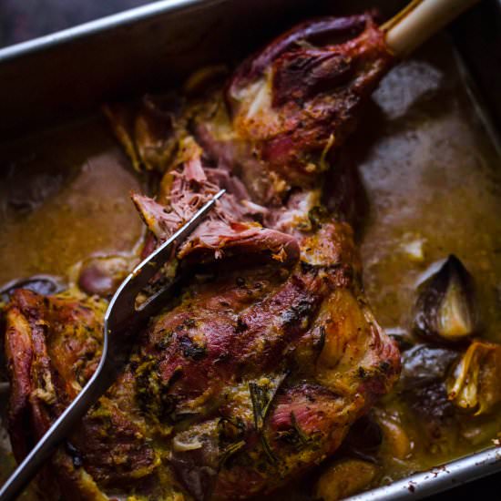 Slow Cooked Lamb Shoulder