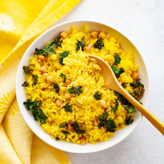 Instant Pot Turmeric Coconut Rice