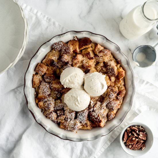 Eggnog Bread Pudding