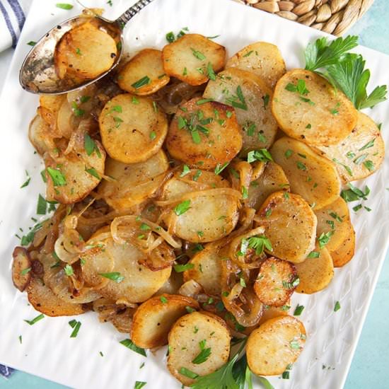 Potatoes Lyonnaise