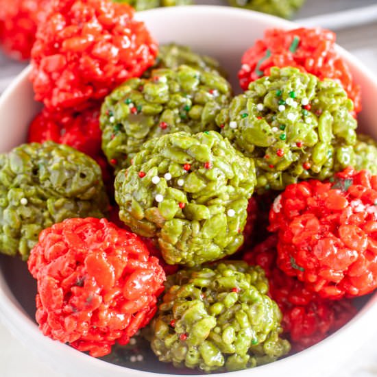 Christmas Rice Krispie Treats