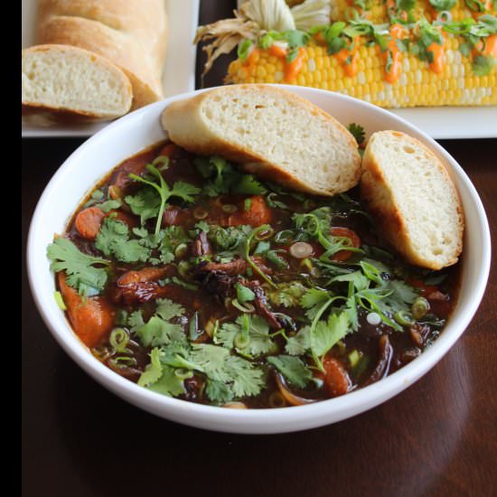 Beef Short Ribs with Homemade Bread
