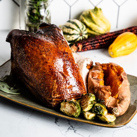 Honey Glazed Smoked Turkey Breast