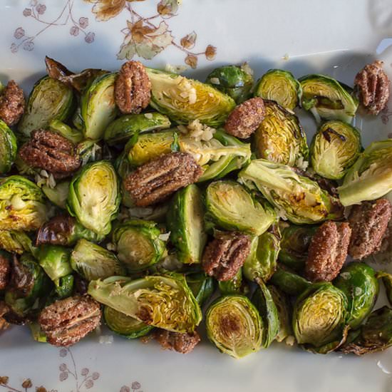 brussel sprouts candied pecans