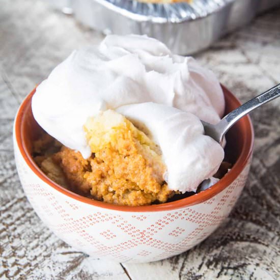 Smoked Pumpkin Dump Cake